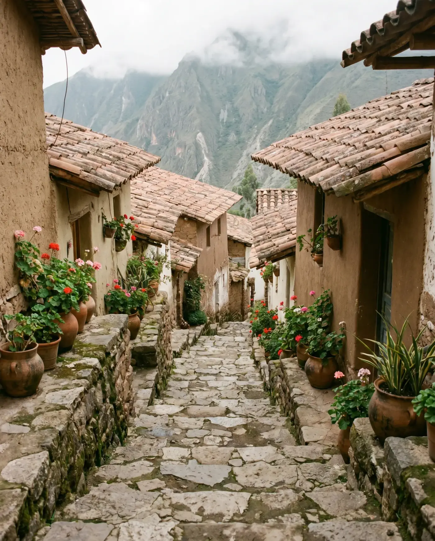 A 4:5 documentary photograph evoking Sololá, Guatemala. Warm tone.